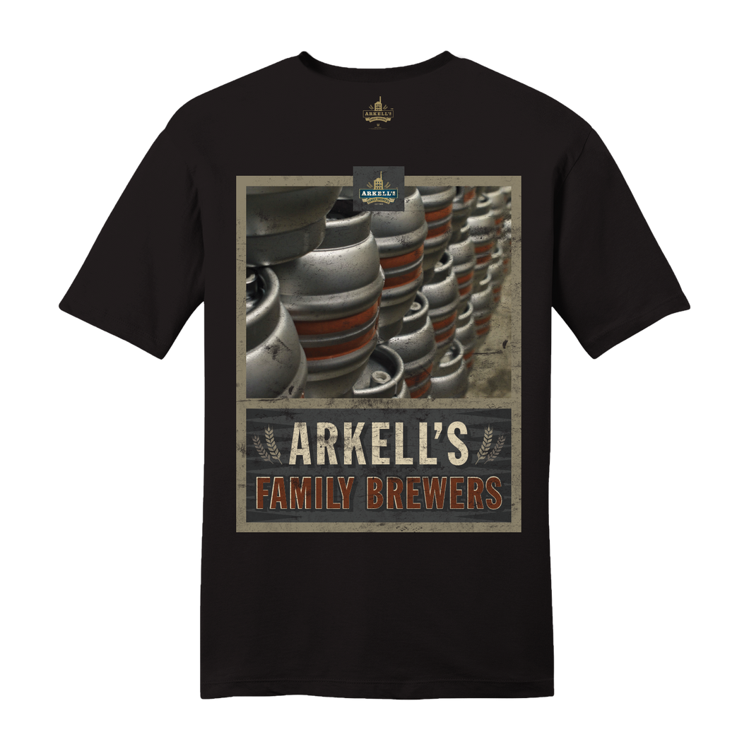 Arkell's Brewery Keg Black T-Shirt