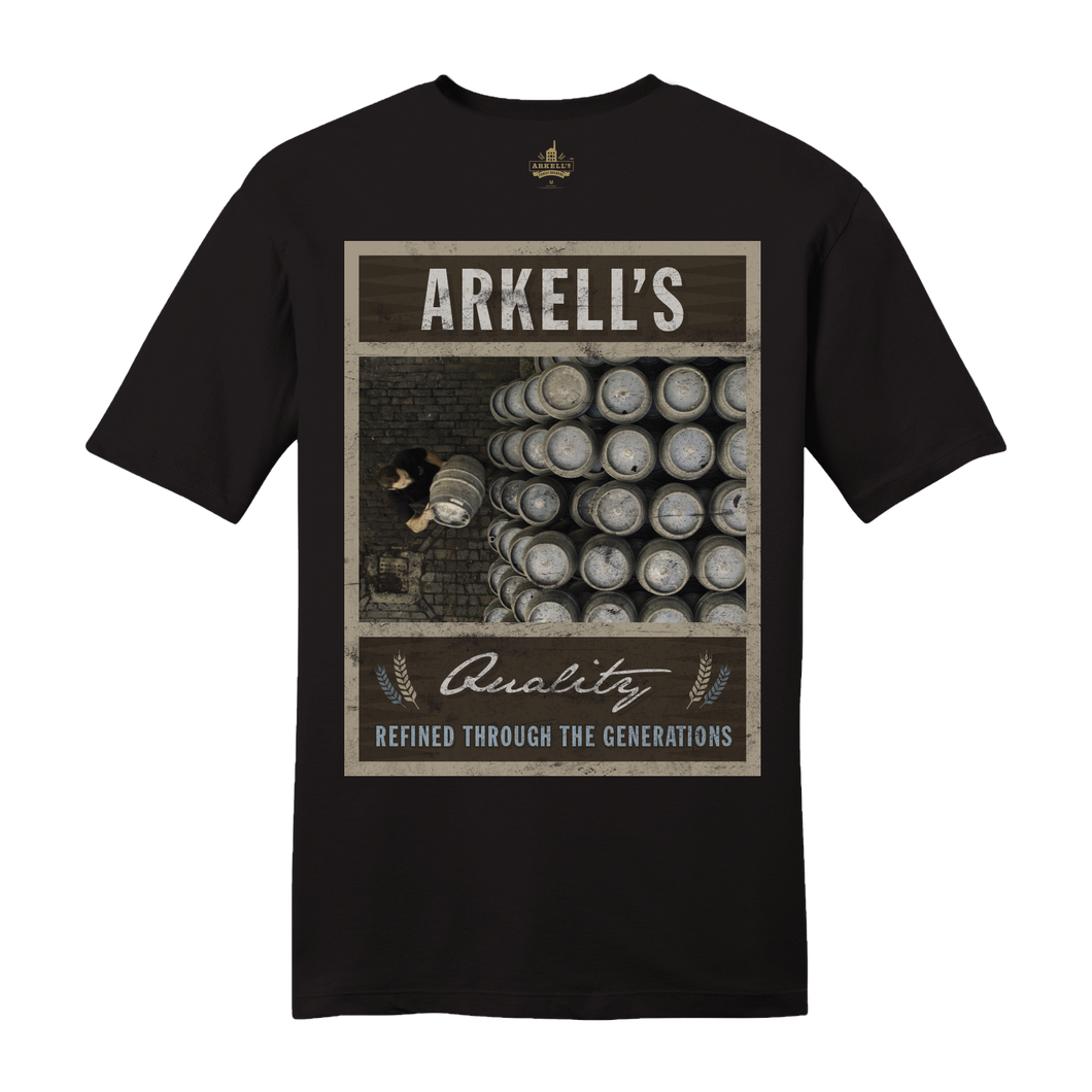 Arkell's Brewery Stack Black T-Shirt