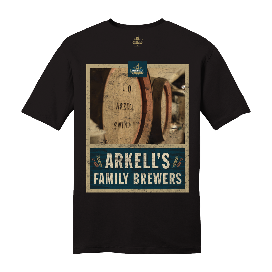 Arkell's Brewery Barrel Black T-Shirt